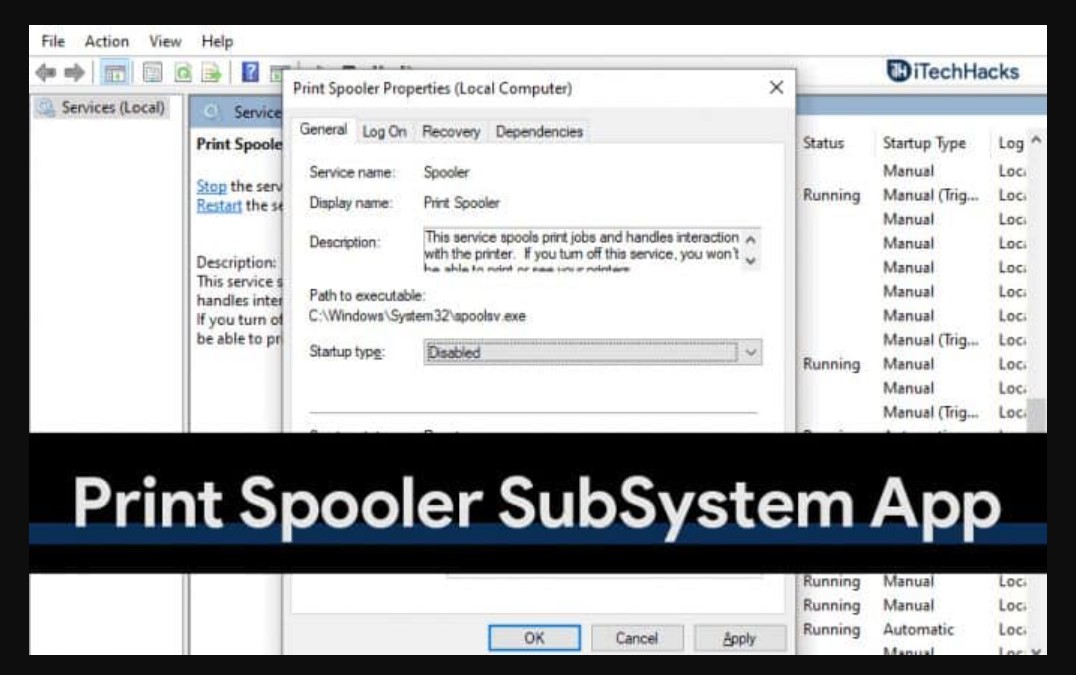 Cara Memperbaiki Aplikasi Subsistem Spooler yang Tidak Dapat Dioperasikan Sepenuhnya